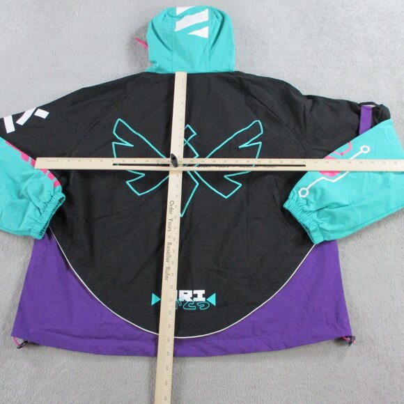 Ari Gatou Techwear Jacket Multicolor Adult Medium Colorblock Streetwear NWT NEW - Picture 6 of 10